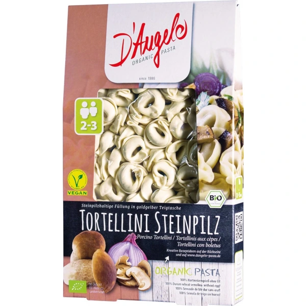 D`angelo tortellini z borowikami bio 250 g